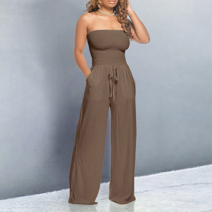 Elvira™ | Elegant Off-Shoulder Jumpsuit