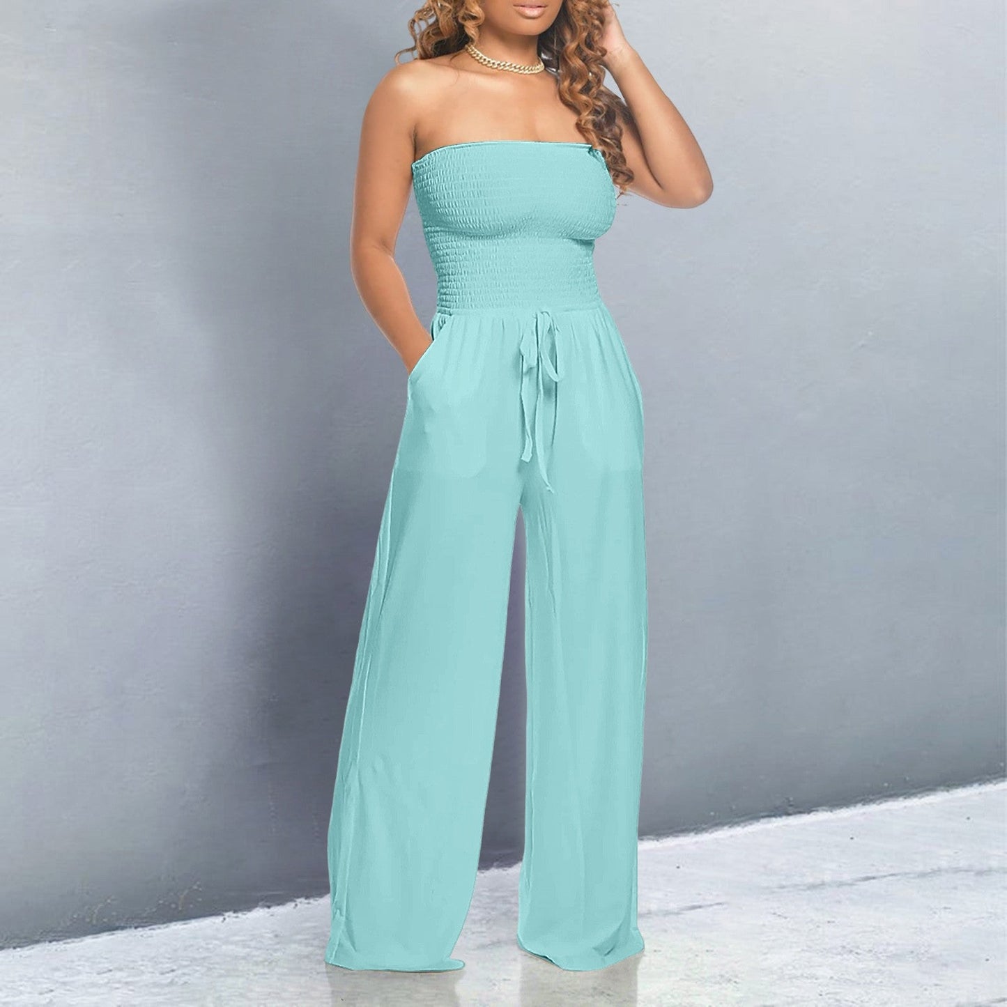 Elvira™ | Elegant Off-Shoulder Jumpsuit