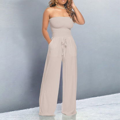 Elvira™ | Elegant Off-Shoulder Jumpsuit