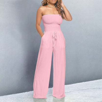 Elvira™ | Elegant Off-Shoulder Jumpsuit