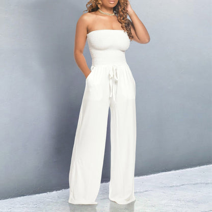 Elvira™ | Elegant Off-Shoulder Jumpsuit